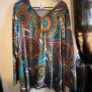 Plus size Long sleeve shirt